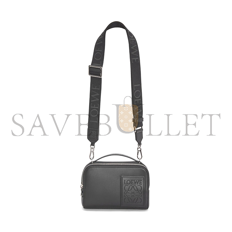 LOEWE MINI CROSSBODY CAMERA BAG IN SATIN CALFSKIN C565R41X05 (18*13*8.5cm)